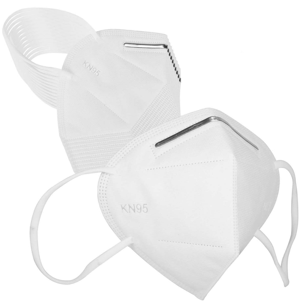 10-Pieces: Disposable KN95 Mask FFP Face Masks & PPE - Tophatter Daily Deals
