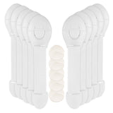 10-Pieces: Kids Safety Locks with 5 Furniture Corner Protectors Baby Gear - Tophatter Daily Deals