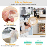 10-Pieces: Kids Safety Locks with 5 Furniture Corner Protectors Baby Gear - Tophatter Daily Deals