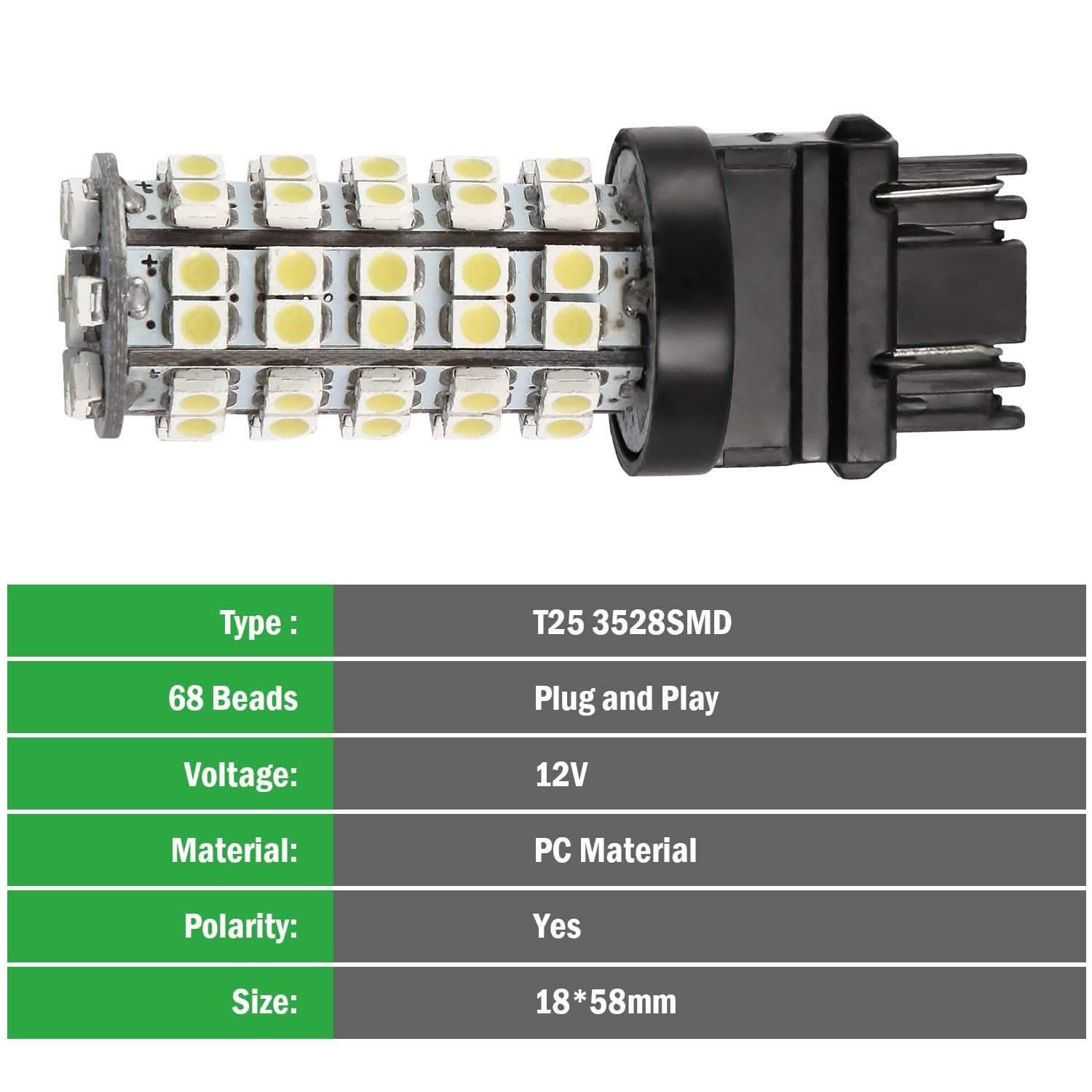 10-Pieces: LED Car Light Bulbs Automotive - Tophatter Daily Deals