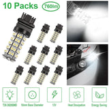 10-Pieces: LED Car Light Bulbs Automotive - Tophatter Daily Deals