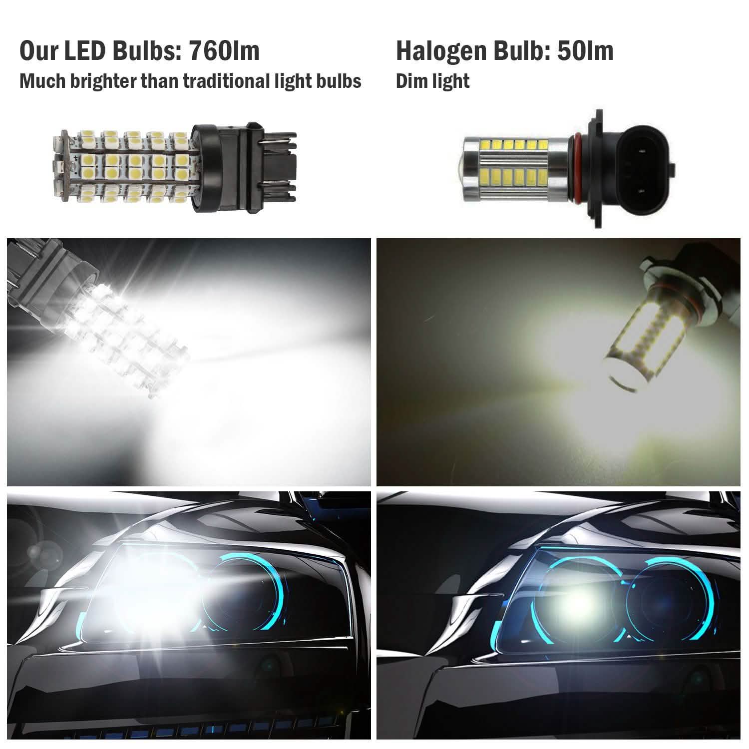 10-Pieces: LED Car Light Bulbs Automotive - Tophatter Daily Deals