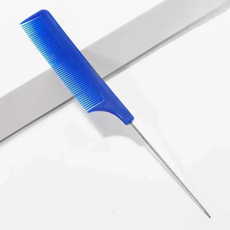 10-Pieces: Professional Pointed Tail Hair Comb Blue Beauty & Personal Care - Tophatter Daily Deals