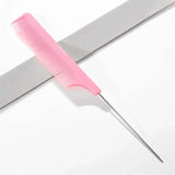 10-Pieces: Professional Pointed Tail Hair Comb Pink Beauty & Personal Care - Tophatter Daily Deals