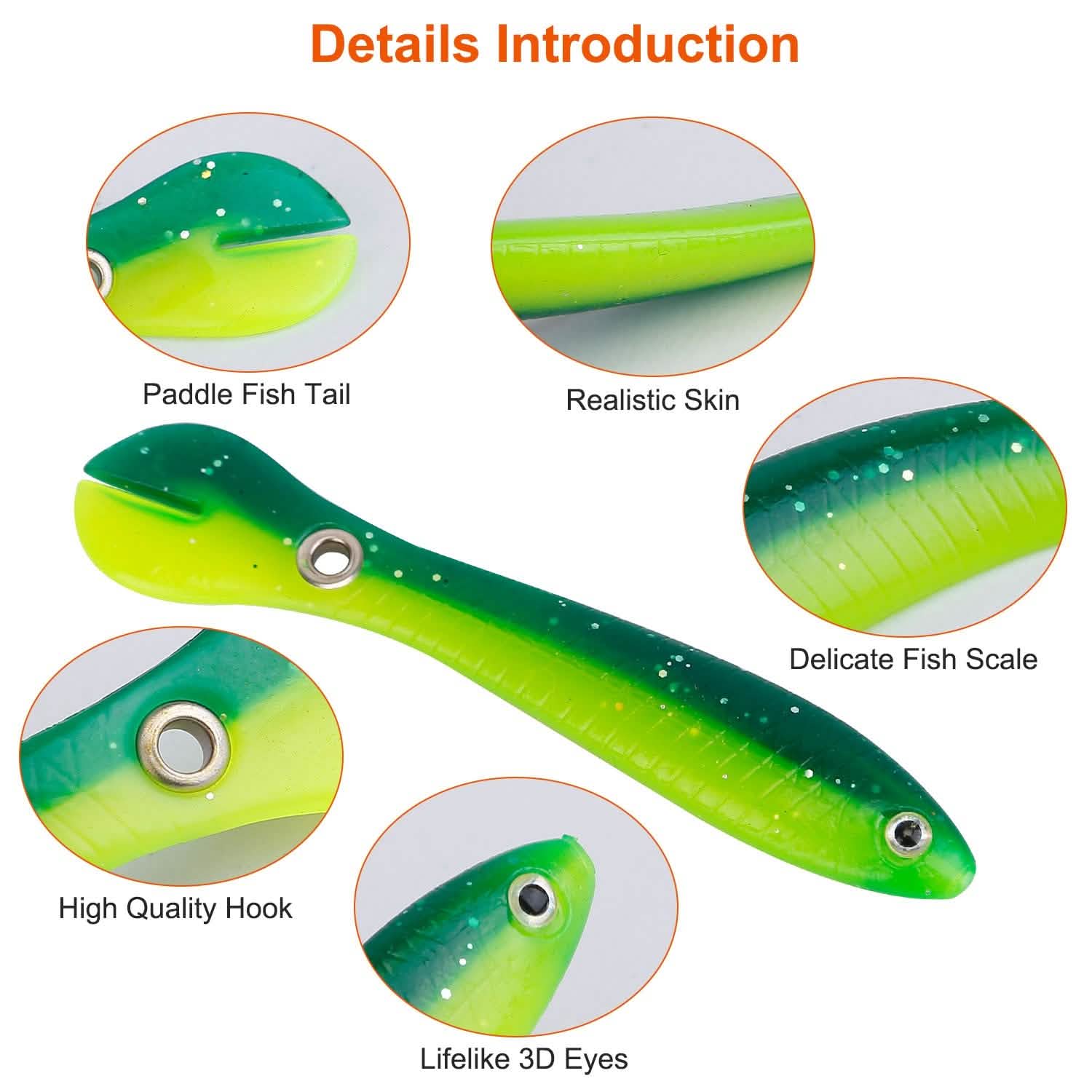 10-Pieces: Realistic Bass Loach Swimming Lure Outdoor Recreation - Tophatter Daily Deals