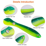 10-Pieces: Realistic Bass Loach Swimming Lure Outdoor Recreation - Tophatter Daily Deals