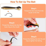 10-Pieces: Realistic Bass Loach Swimming Lure Outdoor Recreation - Tophatter Daily Deals