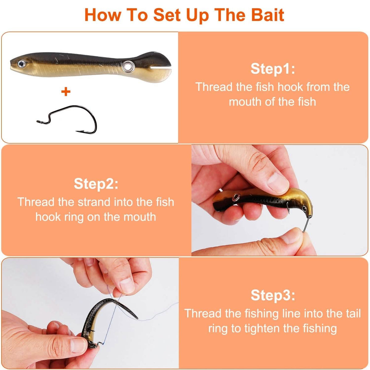 10-Pieces: Realistic Bass Loach Swimming Lure Outdoor Recreation - Tophatter Daily Deals