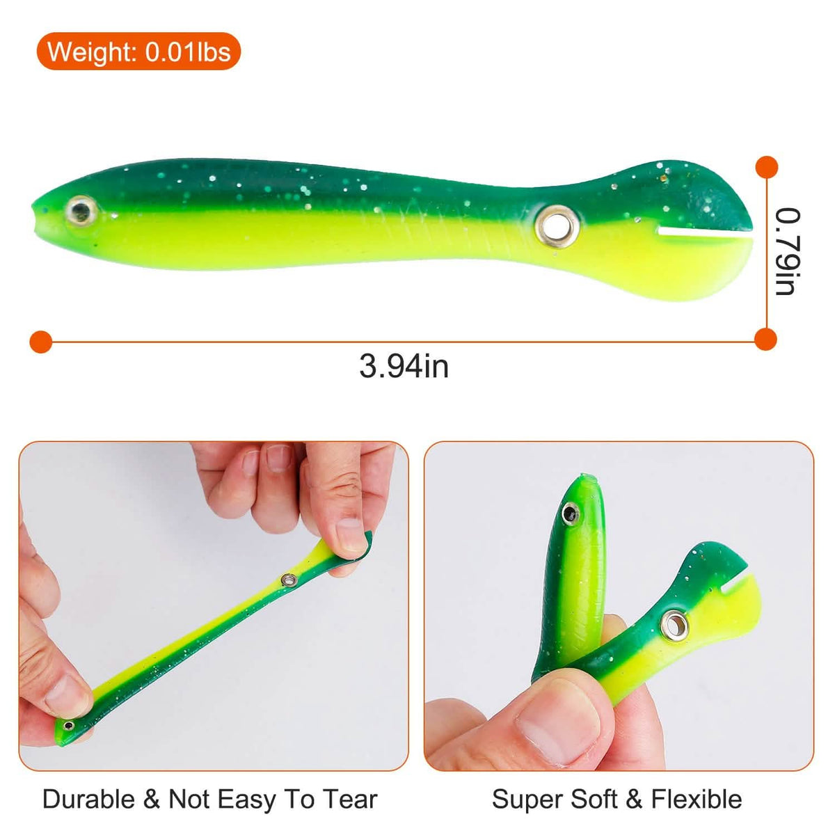 10-Pieces: Realistic Bass Loach Swimming Lure Outdoor Recreation - Tophatter Daily Deals