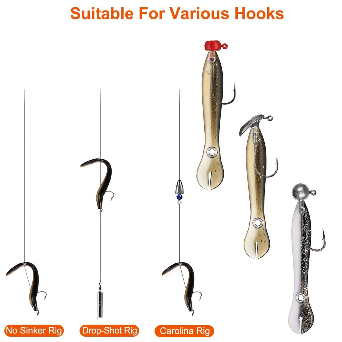 10-Pieces: Realistic Bass Loach Swimming Lure Outdoor Recreation - Tophatter Daily Deals