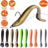 10-Pieces: Realistic Bass Loach Swimming Lure Outdoor Recreation - Tophatter Daily Deals