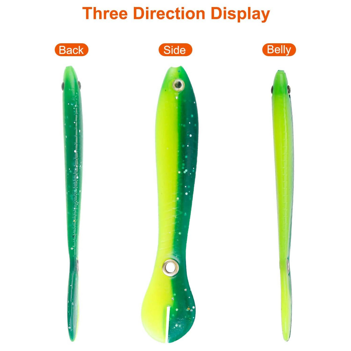 10-Pieces: Realistic Bass Loach Swimming Lure Outdoor Recreation - Tophatter Daily Deals