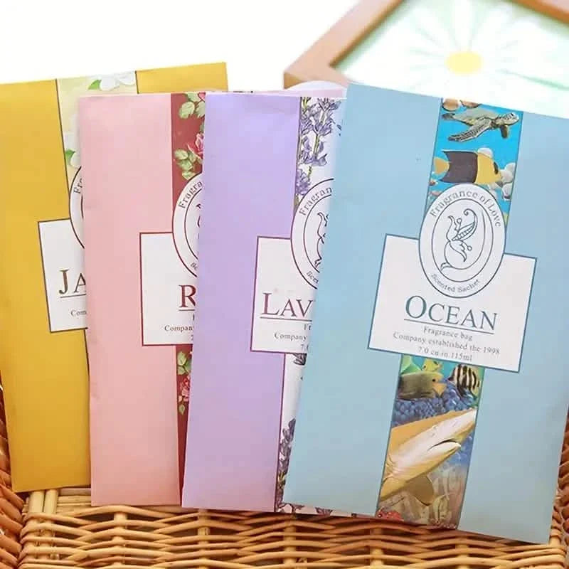 10-Pieces: Scented Sachets For Drawers and Closet Air Freshener Sachets with Home Hanger Storage & Organization - Tophatter Daily Deals