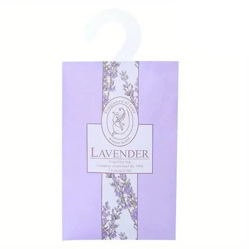 10-Pieces: Scented Sachets For Drawers and Closet Air Freshener Sachets with Home Hanger Lavender Storage & Organization - Tophatter Daily Deals