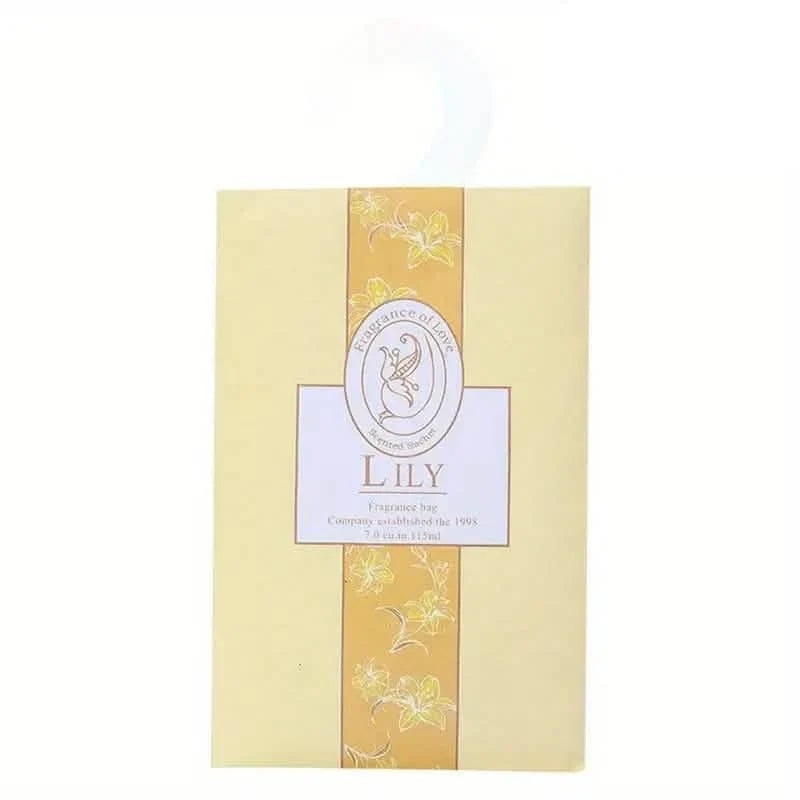 10-Pieces: Scented Sachets For Drawers and Closet Air Freshener Sachets with Home Hanger Lily Storage & Organization - Tophatter Daily Deals