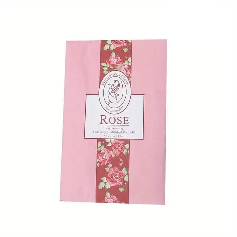 10-Pieces: Scented Sachets For Drawers and Closet Air Freshener Sachets with Home Hanger Rose Storage & Organization - Tophatter Daily Deals