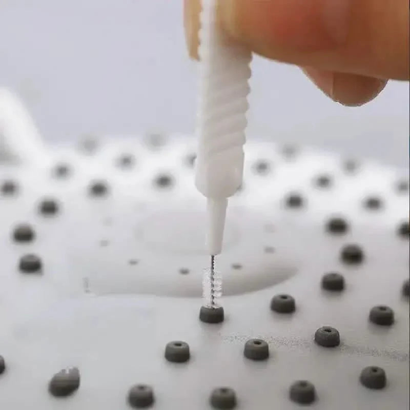 10-Pieces Set: Easy-Clean Shower Nozzle Brushes - Hassle-Free Showerhead Crevices Cleaner Bath - Tophatter Daily Deals