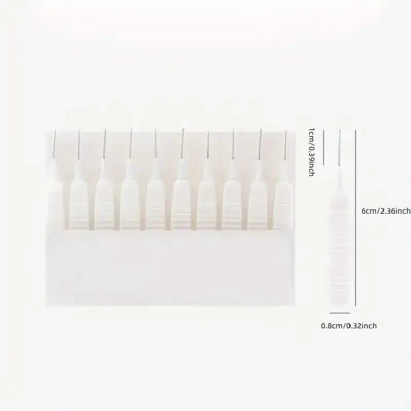 10-Pieces Set: Easy-Clean Shower Nozzle Brushes - Hassle-Free Showerhead Crevices Cleaner Bath - Tophatter Daily Deals