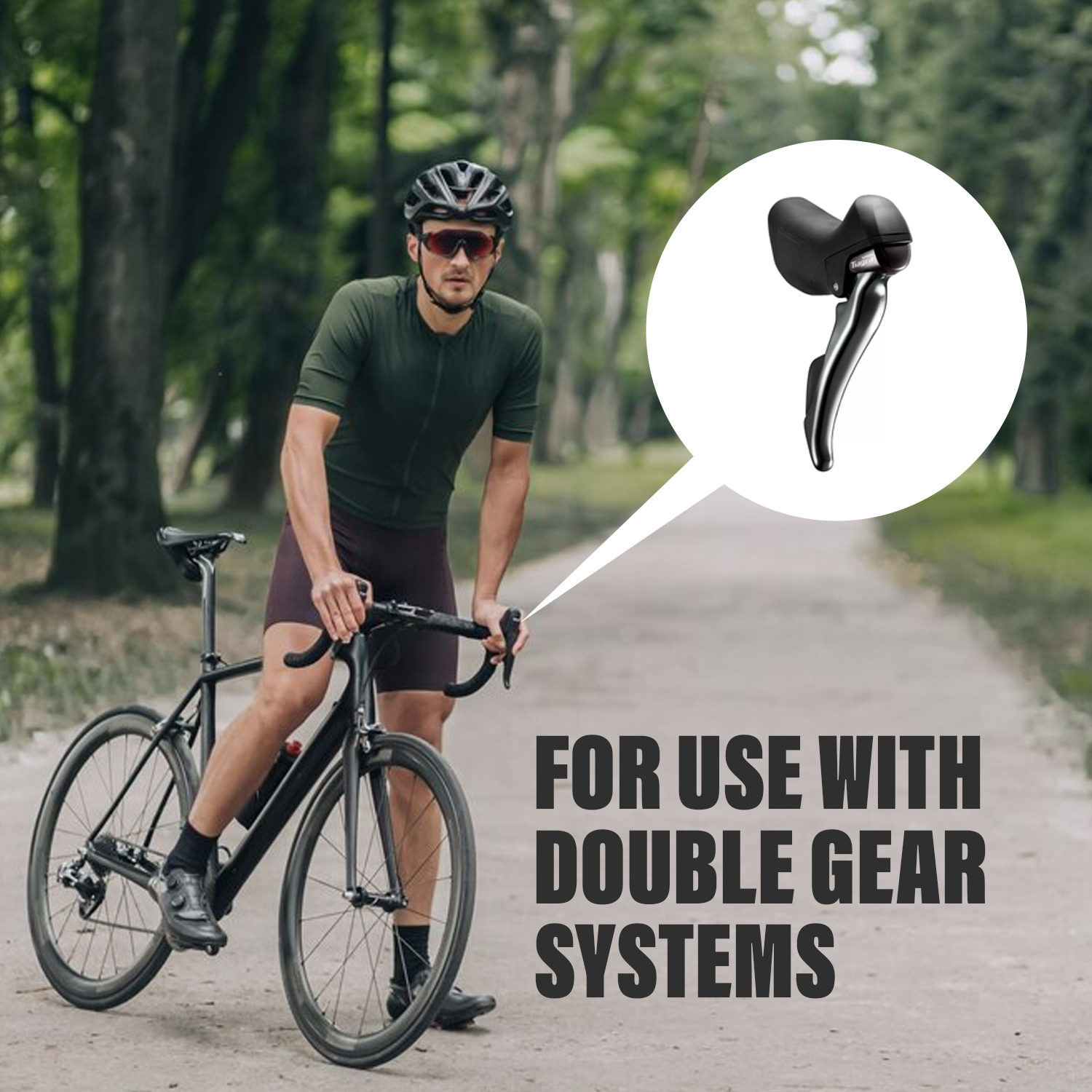 Bicycle Gear Shifter – 10 Speed Thumb Trigger Shifter Set for MTB & Road Bikes Shifters - Tophatter Daily Deals