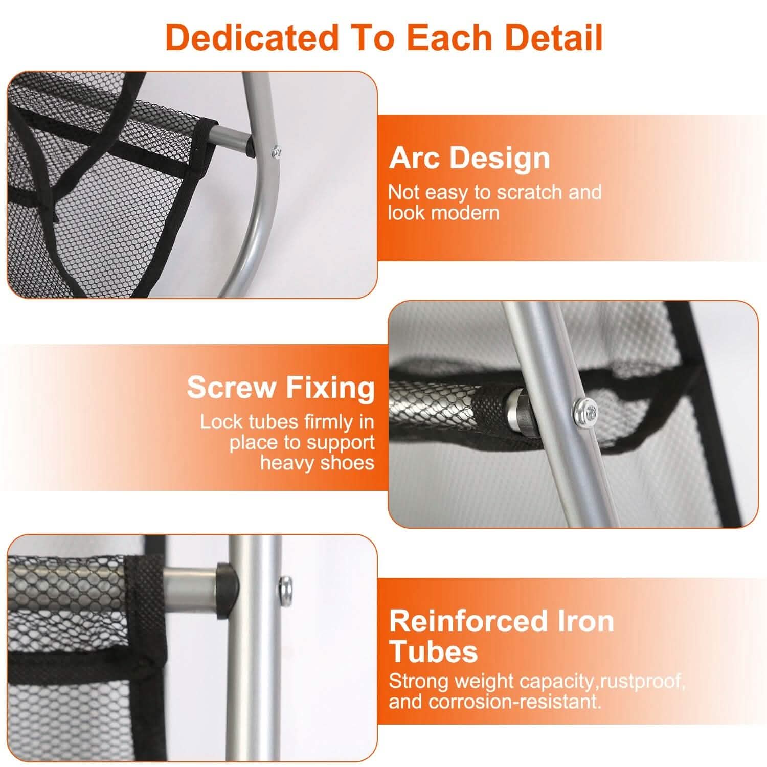 10-Tier Over the Door Shoe Rack Organizer Holder Hanging Storage Shelf Storage & Organization - Tophatter Daily Deals