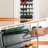 10-Tier Over the Door Shoe Rack Organizer Holder Hanging Storage Shelf Storage & Organization - Tophatter Daily Deals