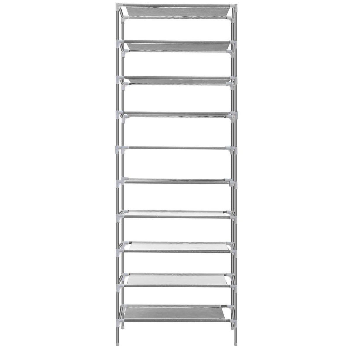 10-Tier Shoe Rack Shelves 27 Pairs Shoes Organizer Storage & Organization - Tophatter Daily Deals