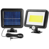100 LED Solar Powered Wall Lights Outdoor Solar Outdoor Lights - Tophatter Daily Deals