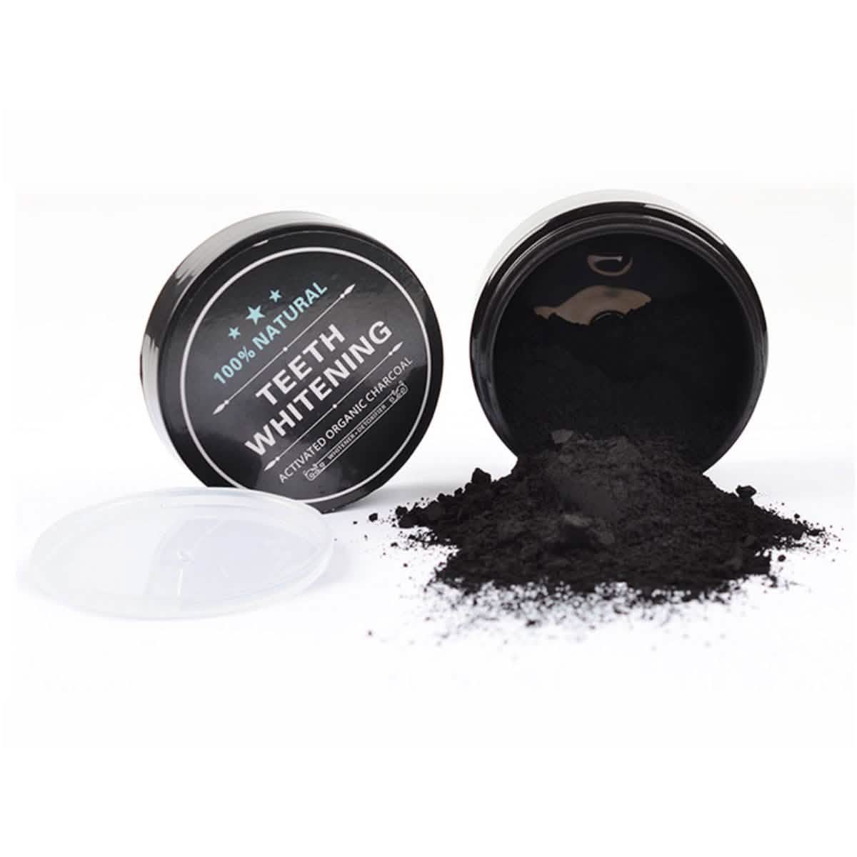 100% Natural Charcoal Teeth Whitening Powder 3 Pack Beauty & Personal Care - Tophatter Daily Deals