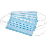 100-Pack: 3 Layer Disposable Protective Face Masks Face Masks & PPE - Tophatter Daily Deals