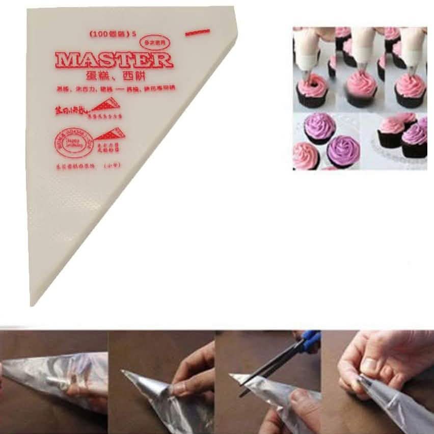 100-Pack: Disposable Cream Pastry Bags Kitchen Tools & Gadgets - Tophatter Daily Deals