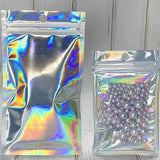 100-Pack: Resealable Holographic Foil Bags Kitchen Storage - Tophatter Daily Deals