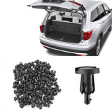 100-Pieces: 10mm Bumper Clip Fastener Rivets Automotive - Tophatter Daily Deals