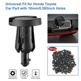 100-Pieces: 10mm Bumper Clip Fastener Rivets Automotive - Tophatter Daily Deals