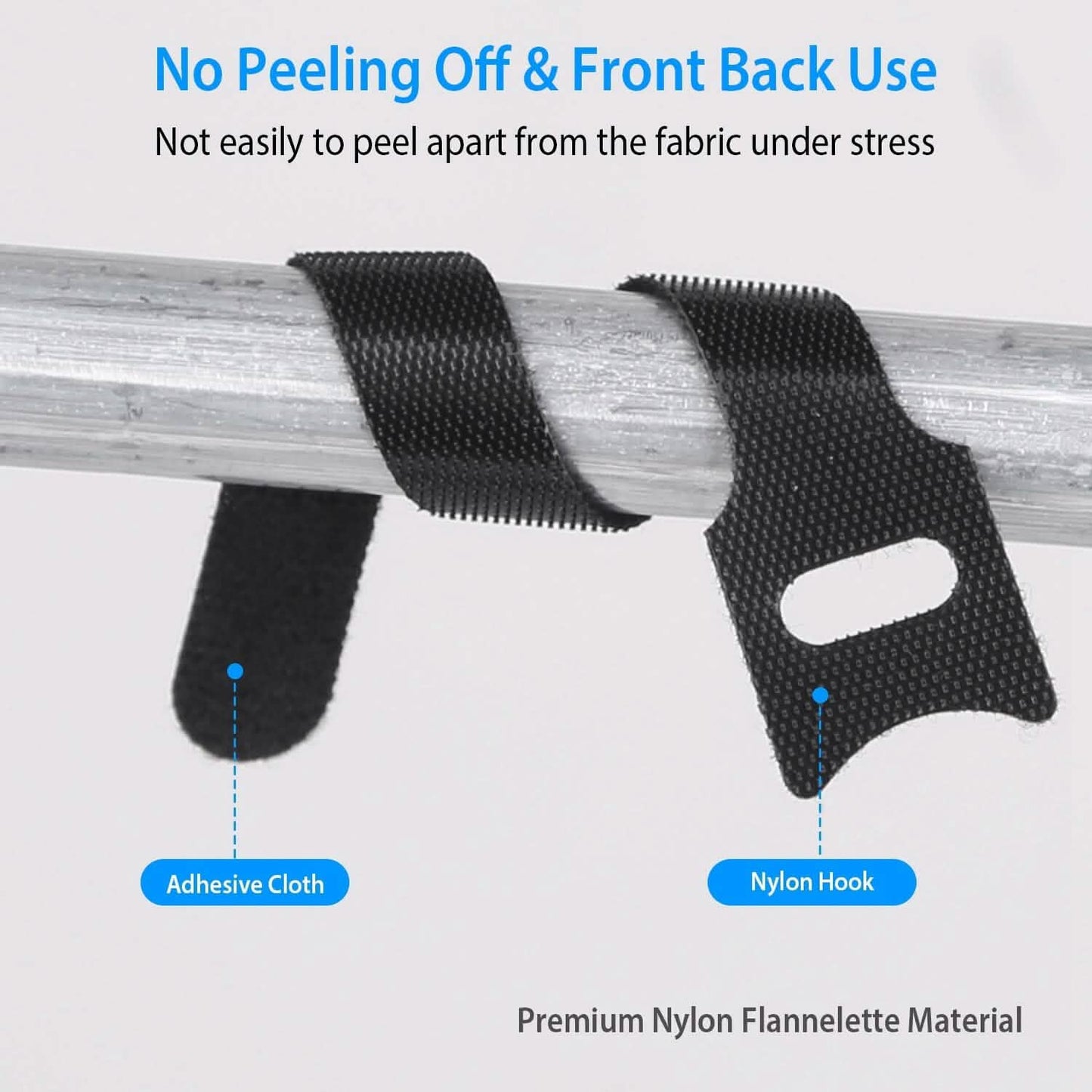 100-Pieces: Reusable Cable Ties 6" Wire Management Holder Everything Else - Tophatter Daily Deals