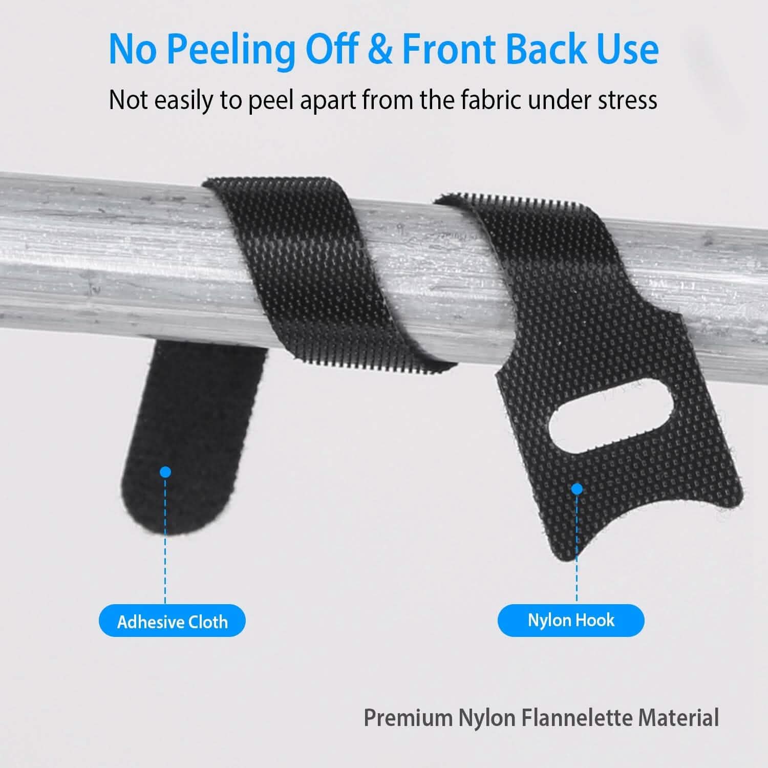 100-Pieces: Reusable Cable Ties 6" Wire Management Holder Everything Else - Tophatter Daily Deals