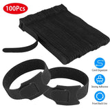 100-Pieces: Reusable Cable Ties 6" Wire Management Holder Everything Else - Tophatter Daily Deals