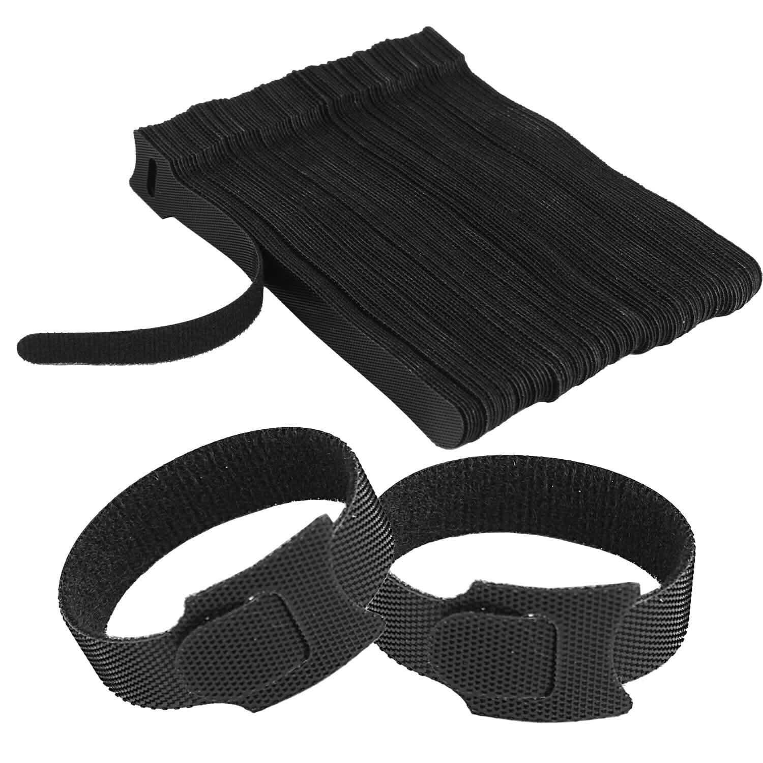 100-Pieces: Reusable Cable Ties 6" Wire Management Holder Everything Else - Tophatter Daily Deals