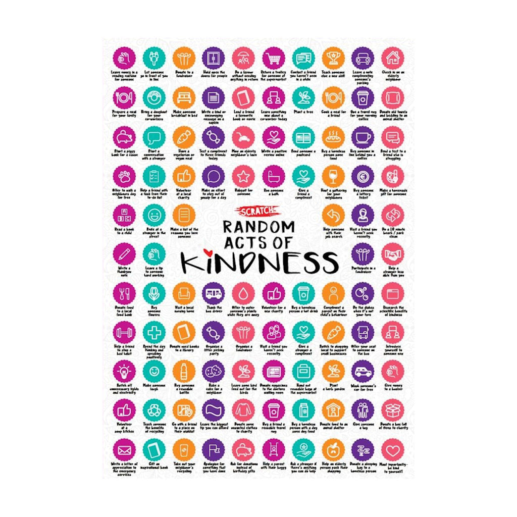 Acts of Kindness Scratch Poster Poster - Tophatter Daily Deals