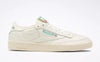 Reebok Men's Club C 85 Vintage Shoes - Chalk/Papwht/Glegrn Chalk Papwht Glegrn Footwear - Tophatter Daily Deals