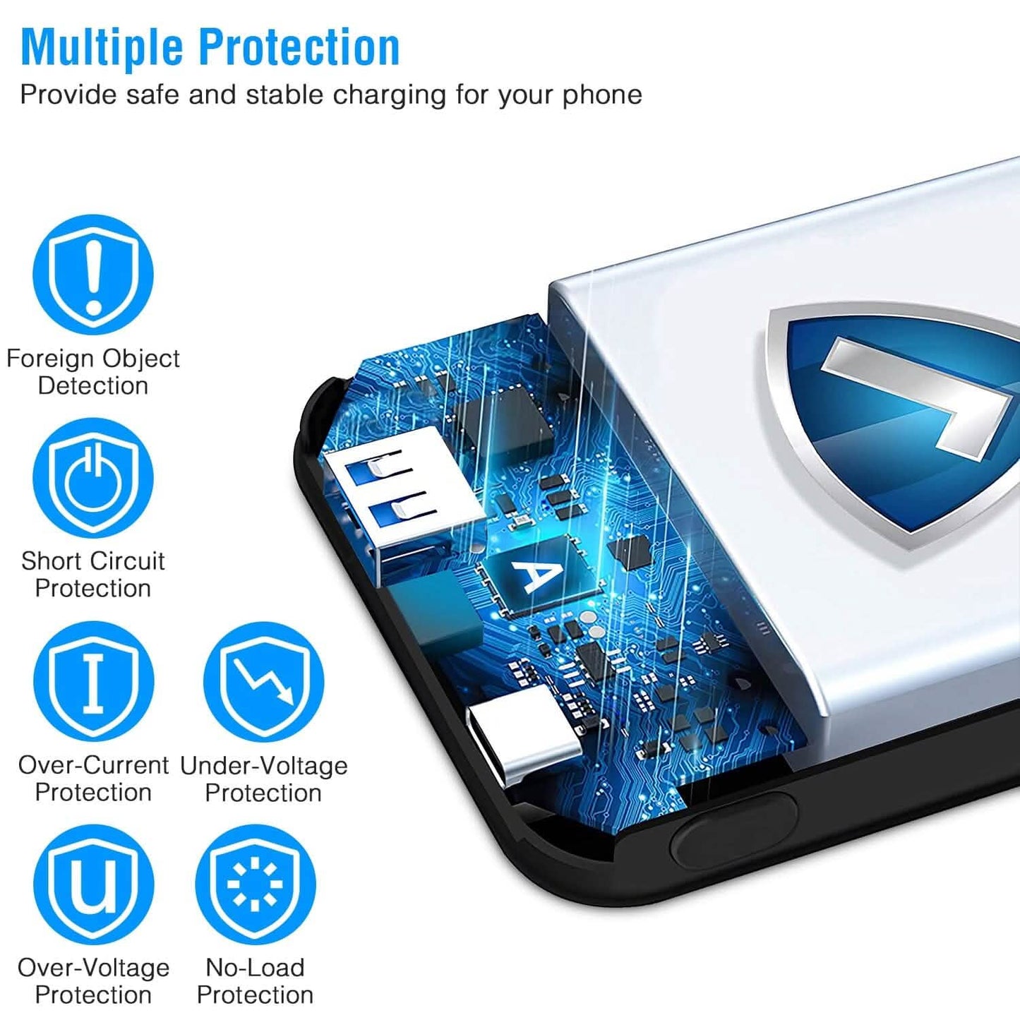 10000mAh Magnetic Wireless Power Bank 22.5W Fast Charging Mobile Accessories - Tophatter Daily Deals