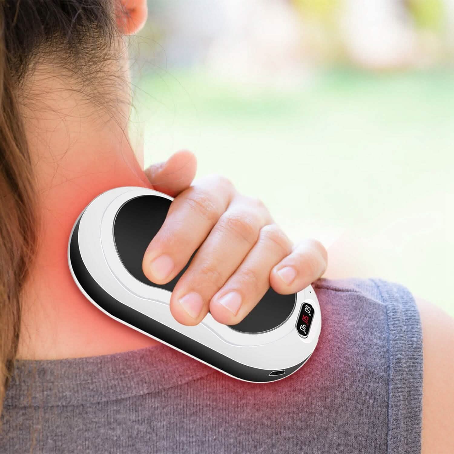 10000mAh Power Bank Rechargeable Pocket Warmer Double-Sided Heating Health & Wellness - Tophatter Daily Deals