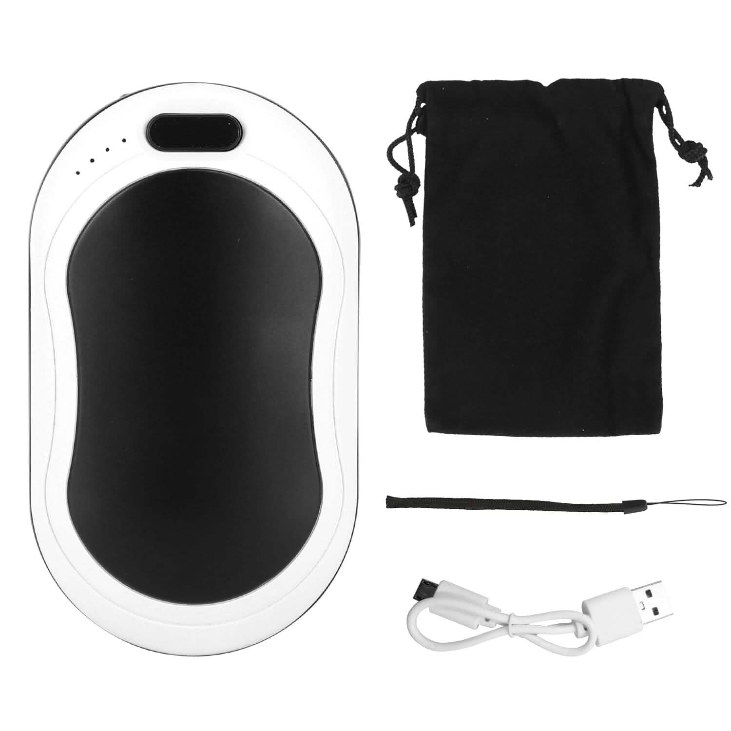 10000mAh Power Bank Rechargeable Pocket Warmer Double-Sided Heating Health & Wellness - Tophatter Daily Deals