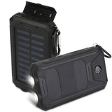 10000mAh Solar Power Bank External Battery Pack Mobile Accessories - Tophatter Daily Deals