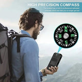 10000mAh Solar Power Bank with Flashlight Power Bank - Tophatter Daily Deals
