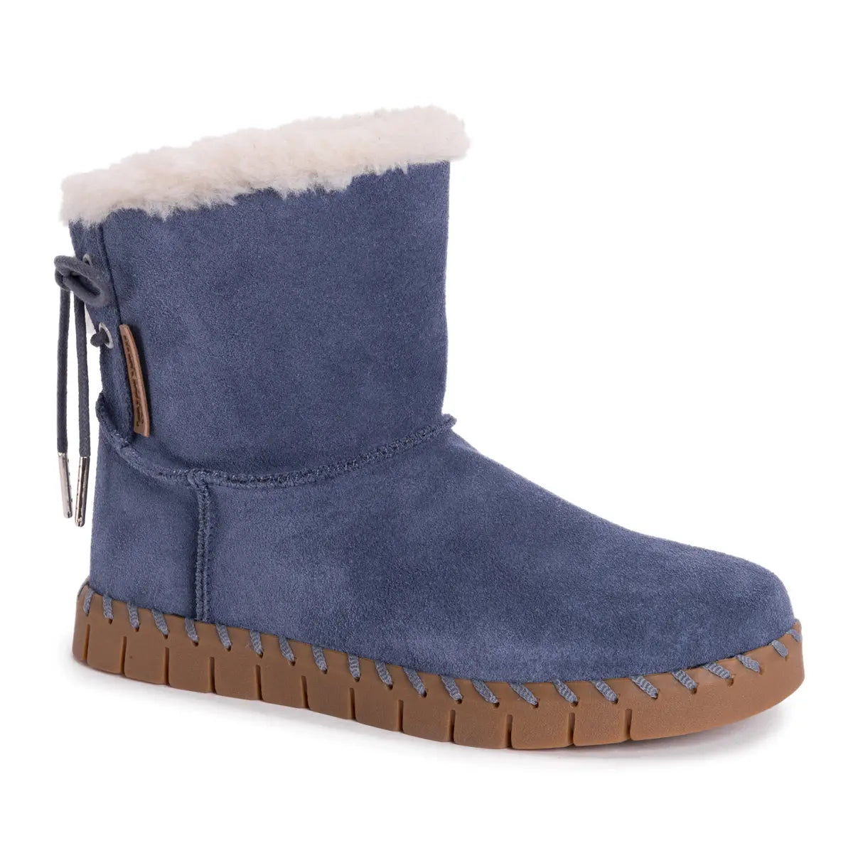 Muk Luks Women's Flexi-Albany Boots Twilight Suede Footwear - Tophatter Daily Deals