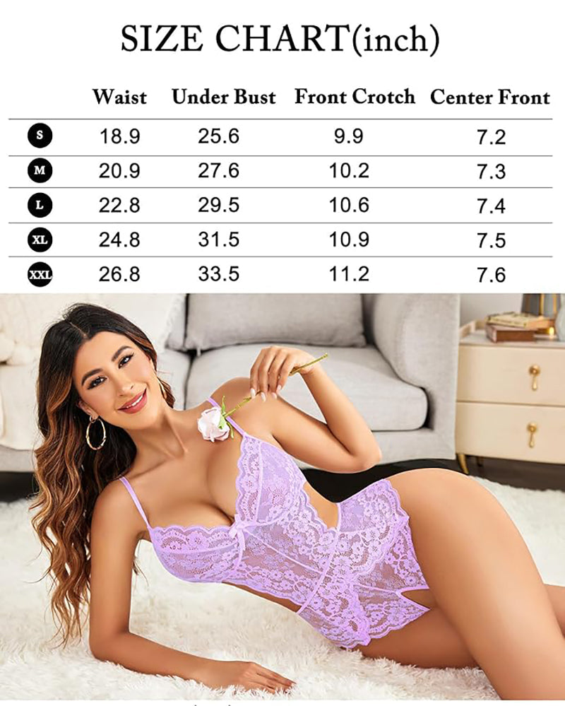Lingerie Lace Bodysuit Lingeries-Bodysuits - Tophatter Daily Deals