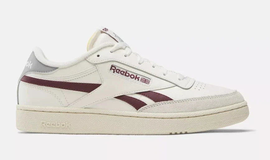 Reebok Men's Club C Revenge Shoes - Chalk/Clamar/Pugry3 Chalk Clamar Pugry3 Footwear - Tophatter Daily Deals