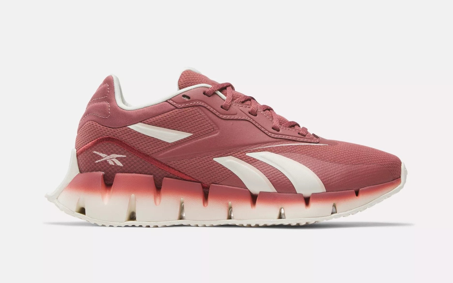 Reebok Womens Zig Dynamica 4 Shoes - Sedros/Chalk/Pospin Sedros Chalk Pospin Footwear - Tophatter Daily Deals