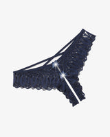 Criss Cross String Hipster Underwear Blue Lingeries-panties - Tophatter Daily Deals