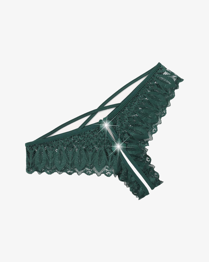 Criss Cross String Hipster Underwear Dark Green Lingeries-panties - Tophatter Daily Deals